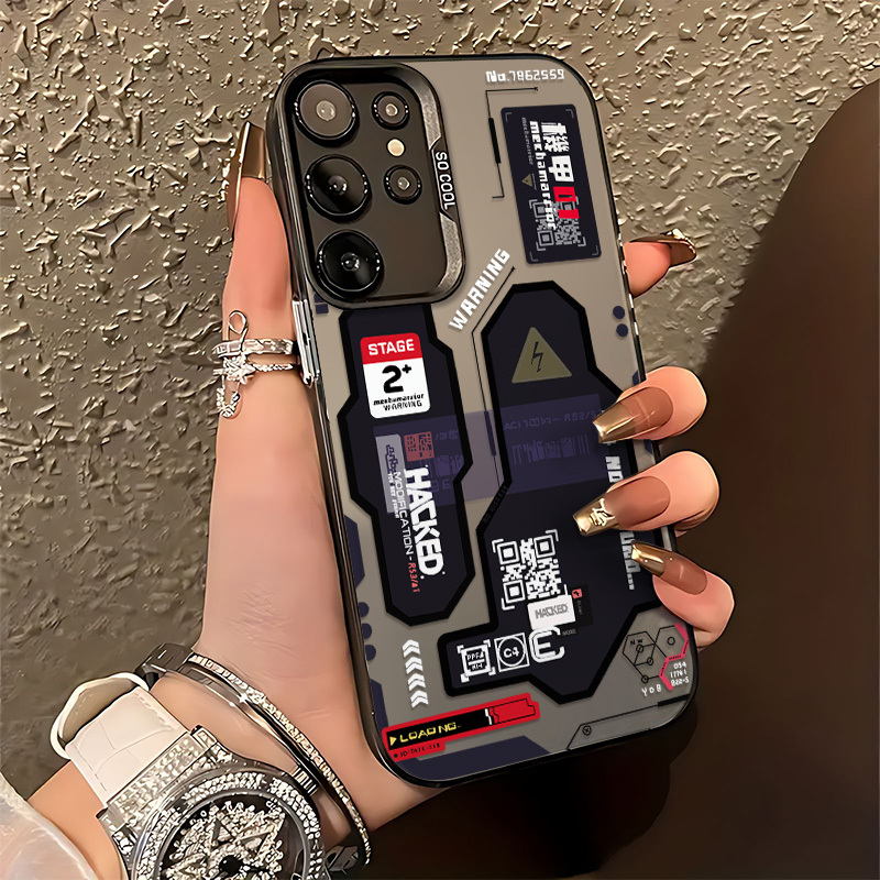 Matte Pc Case - Etui Hacker Creative Mecha na Samsung