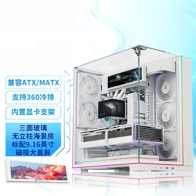 Biała panoramiczna obudowa kom – Pc Chassis recenzja i cena